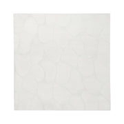 Tappeto decorativo rettangolare in jacquard, 160 x 160 cm, bianco sporco design elegante