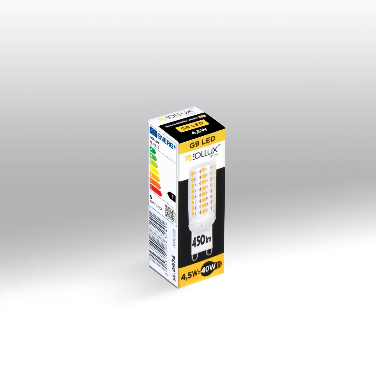 Lampadina LED G9 3000K 4,5W 450lm
