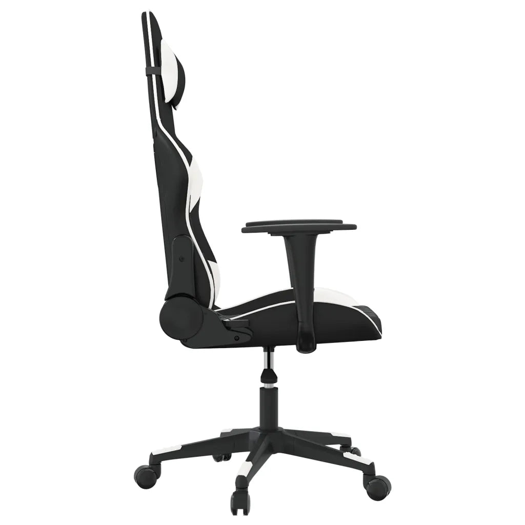 Sedia da Gaming Nero e Bianco in Similpelle 3143758
