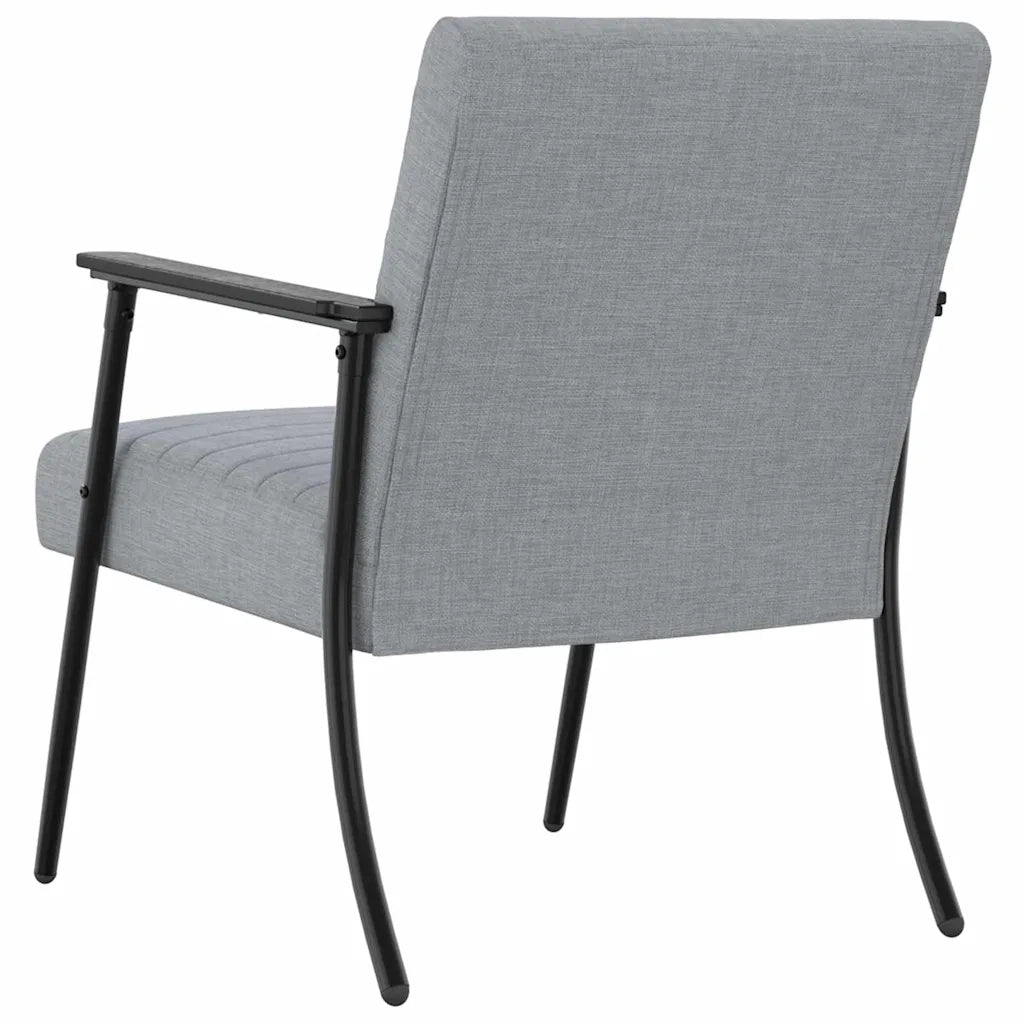 Poltrona-Divano Sedia Grigio chiaro 59 x 75 x 78 cm Tessuto