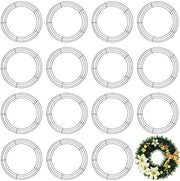 Set di 16 anelli di metallo in acciaio - 12 pollici - decorazioni per Natale - ambiente DIY - decorazioni per feste