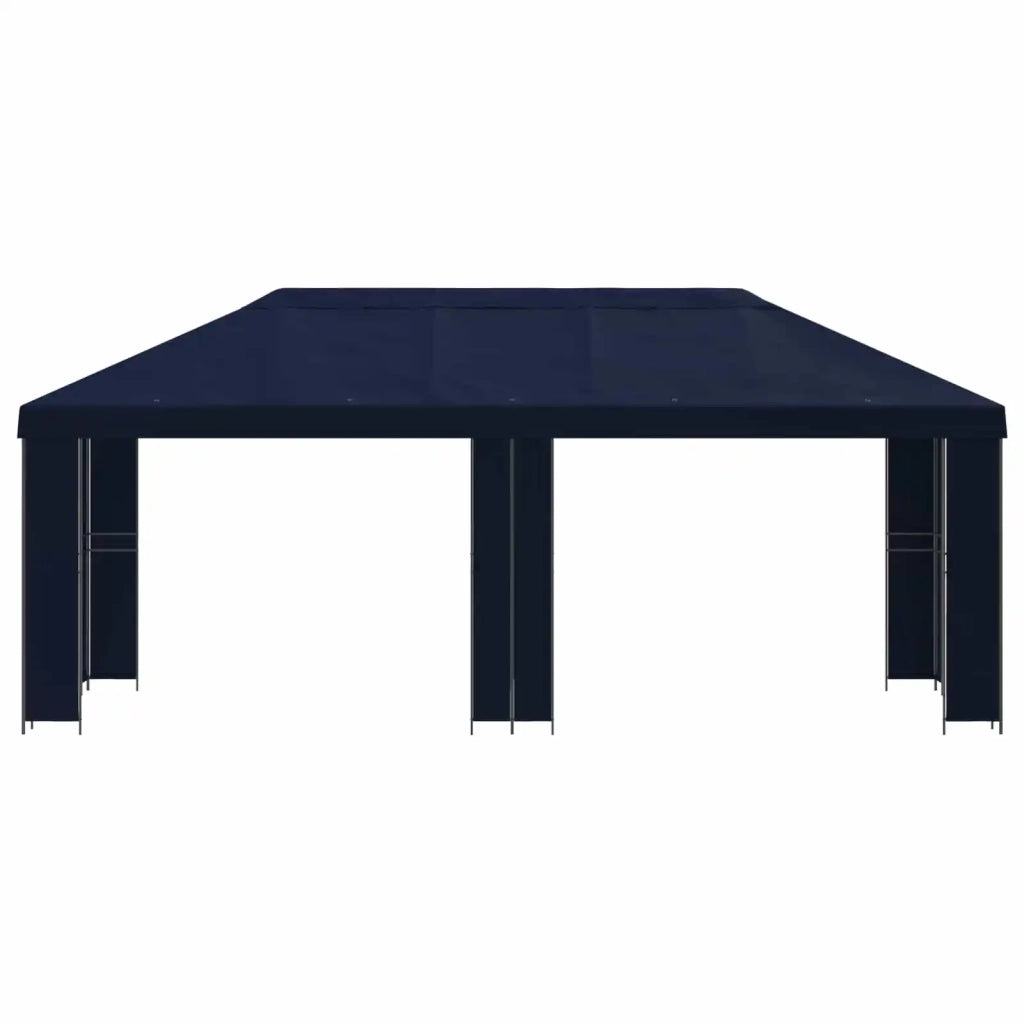 Gazebo da giardino 6 x 3 m Blu Poliestere e Acciaio 190 3376013