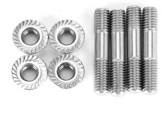 Flessimetro 42mm - Viti M8x1,25 - Flessimetro Flesso - Bol - 4 Pezzi - Acciaio Inox - Materiale Duraturo