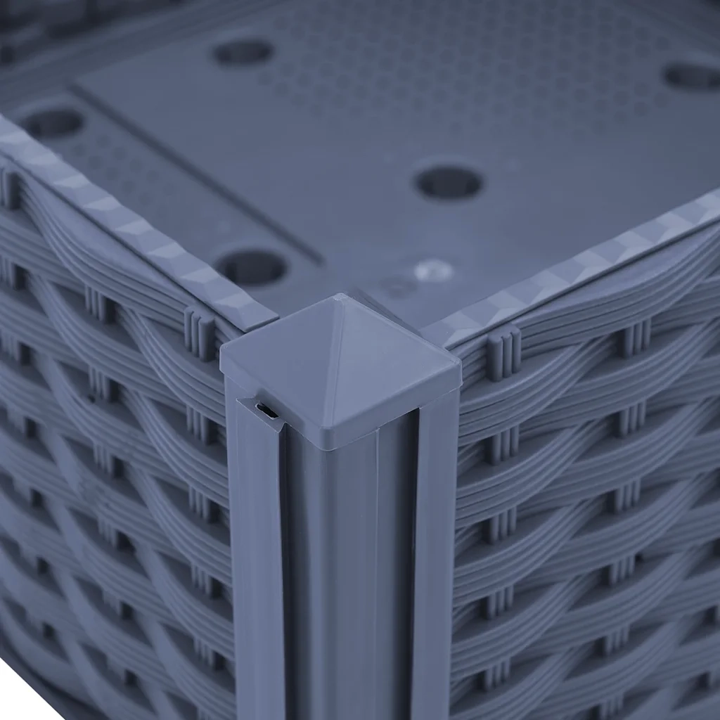 Fioriera Rialzata 120x40x38 cm in Polipropilene 310403