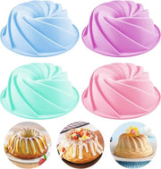 Gugelhupf Bakvorm Flexo Tulbandvorm Gecanneleerde Spiraalvormige Cakevorm - Fornello per Donut Muffin Cookie Pudding