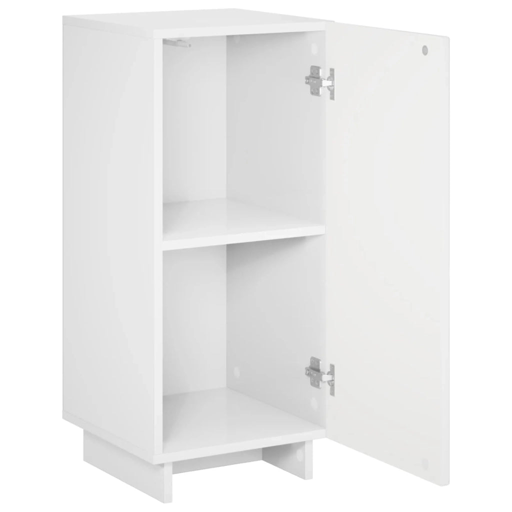 Credenza Bianco Lucido 33,5 x 34,5 x 75 cm Legno ingegnerizzato 8011508