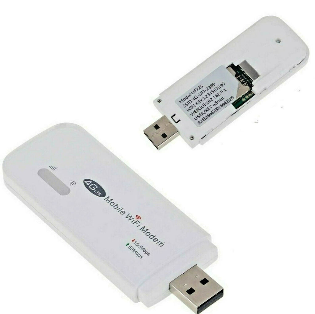 Hotspot Modem 4G LTE router WiFi USB banda larga portatile 802.11 Micro SD UF725