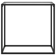 Tavolo Consolle | Tavolo d'Ingresso Trasparente 80x35x75 cm in Vetro Temperato