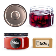 KADAX Słój Klara 250ml fi82 TO-250/1 pakiet 50szt