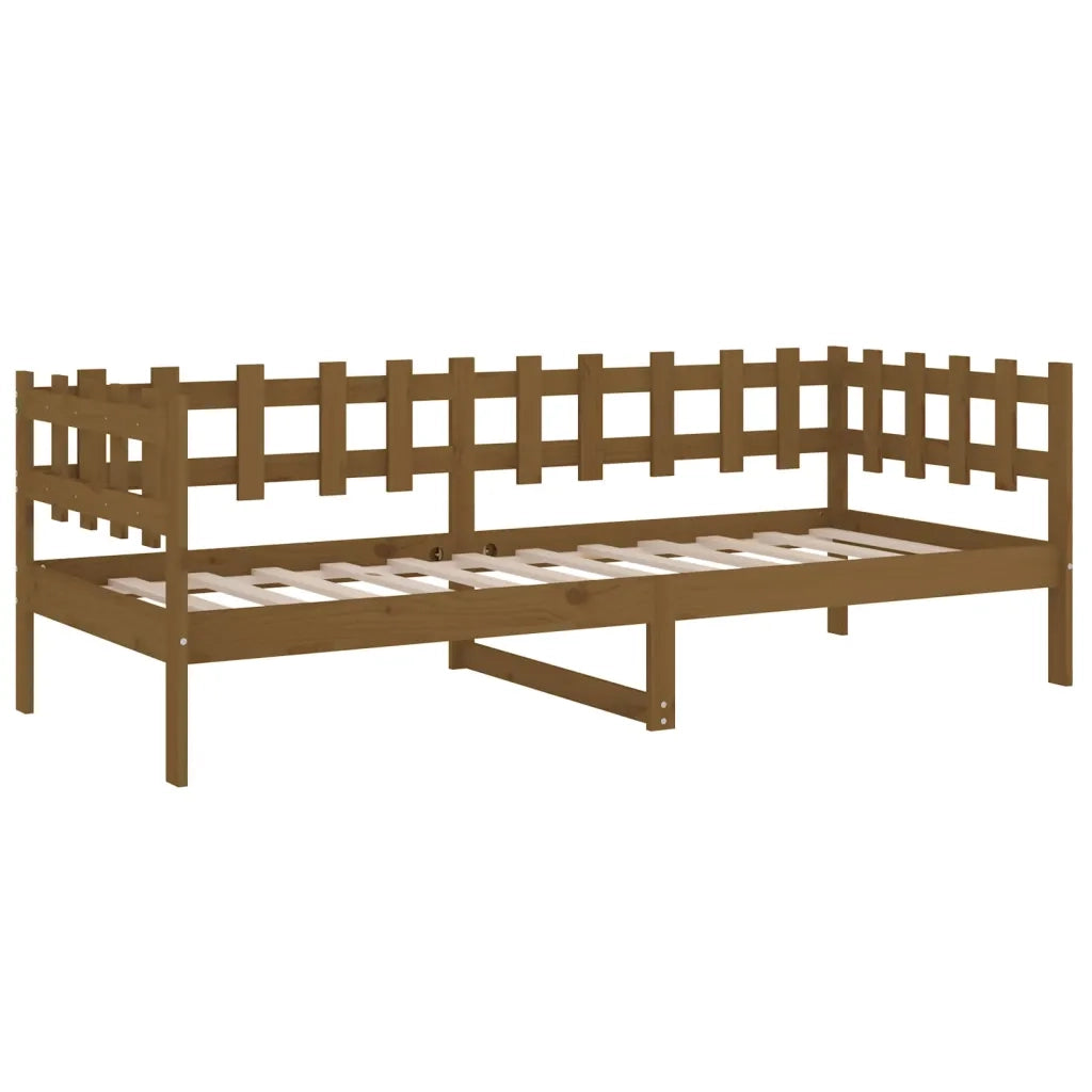 Dormeuse Marrone Ambra 80x200 cm in Legno Massello di Pino 820754