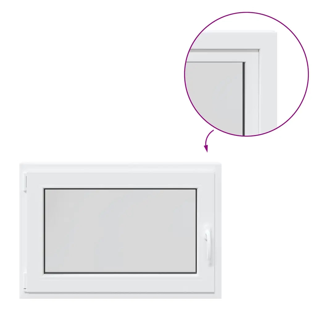 Finestra da cantina "RISOR" 90x70 cm anta ribalta DIN sinistra bianca 4108319