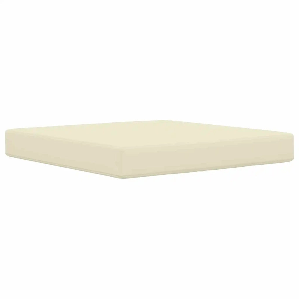 Cuscino per divano da esterno 3 pcs Crema Poliestere