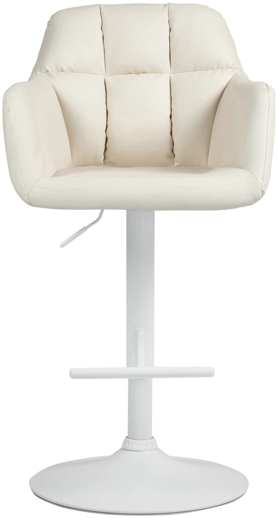 Barhocker Natoma Kunstleder weiЯ