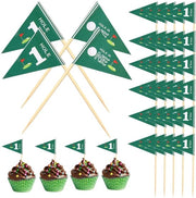 Etichette per dolci in legno/papier - 50 pezzi - 8,5 x 4,5 cm - Tema golf - Etichette per alimenti