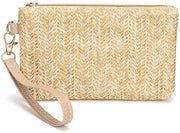 Borsa a Tracolla per Donna - Tasca con Cinturino - Borsa da Spiaggia Beige