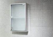 Armadietto Di Sicurezza Con Serratura Acciaio Inox 50X30X12 Joker Cromo - Gedy