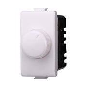 Regolatore Dimmer A Manopola 220V 100-1000W Colore BIANCO Compatibile Con Bticino Living Light