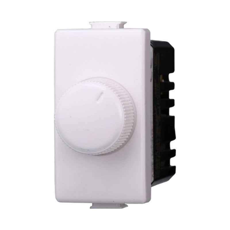Regolatore Dimmer A Manopola 220V 100-1000W Colore BIANCO Compatibile Con Bticino Living Light