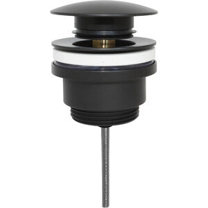 PILETTA CLICK CLACK D 1.1/4 C/TROPPO PIENO  NERO- 1,0 pz