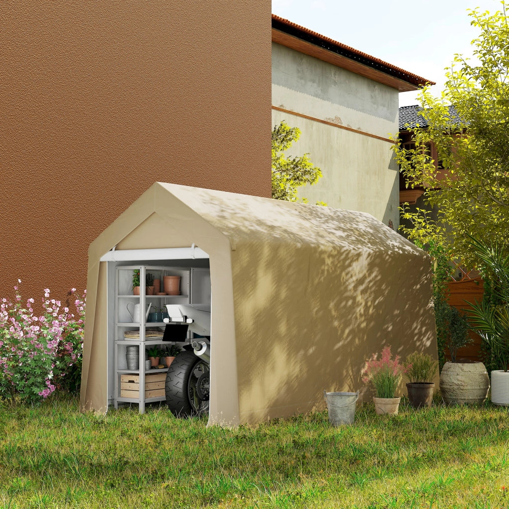 Tenda da giardino pieghevole ¨C zephmum ¨C beige 2x3.6m