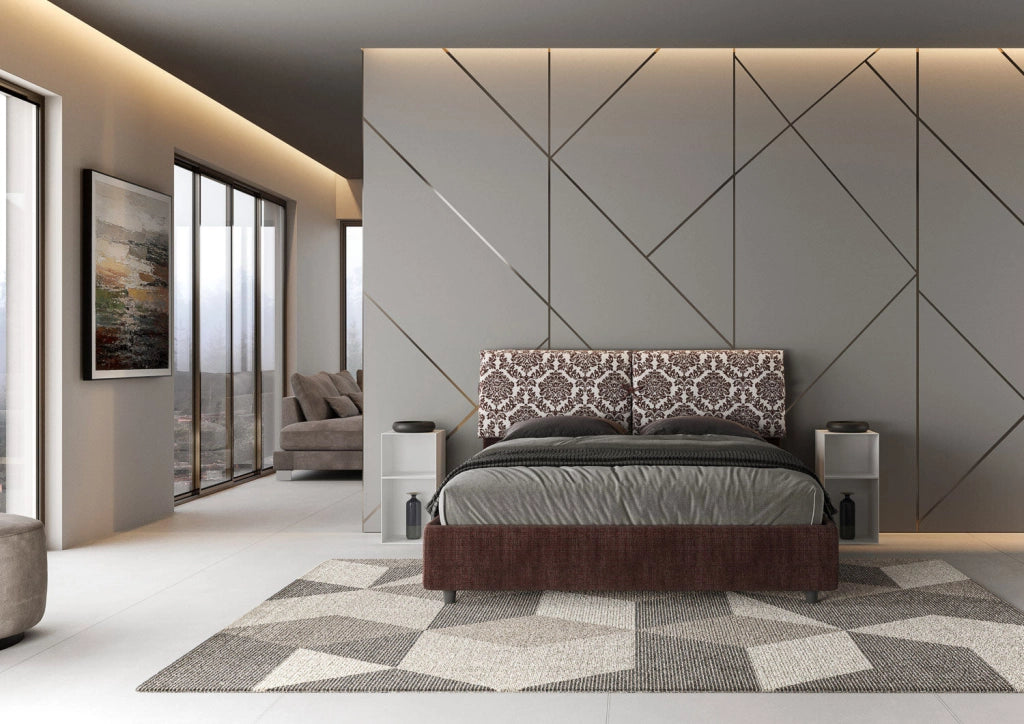 Letto Matrimoniale 160x200 cm con Rete e Contenitore Mados Giada 4 Agata 4