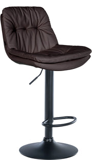 Barhocker Laurel Kunstleder schwarz
