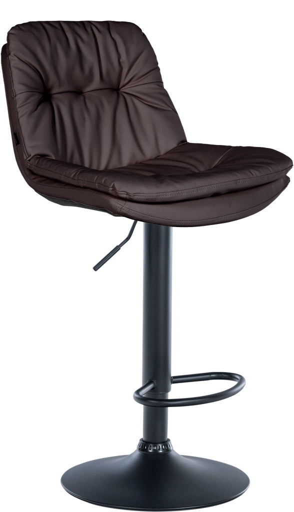 Barhocker Laurel Kunstleder schwarz