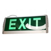 Trade Shop - Lampada Di Emergenza Led Exit 3w Luce Sicurezza 375x159x21 Mm Con Plafoniera -