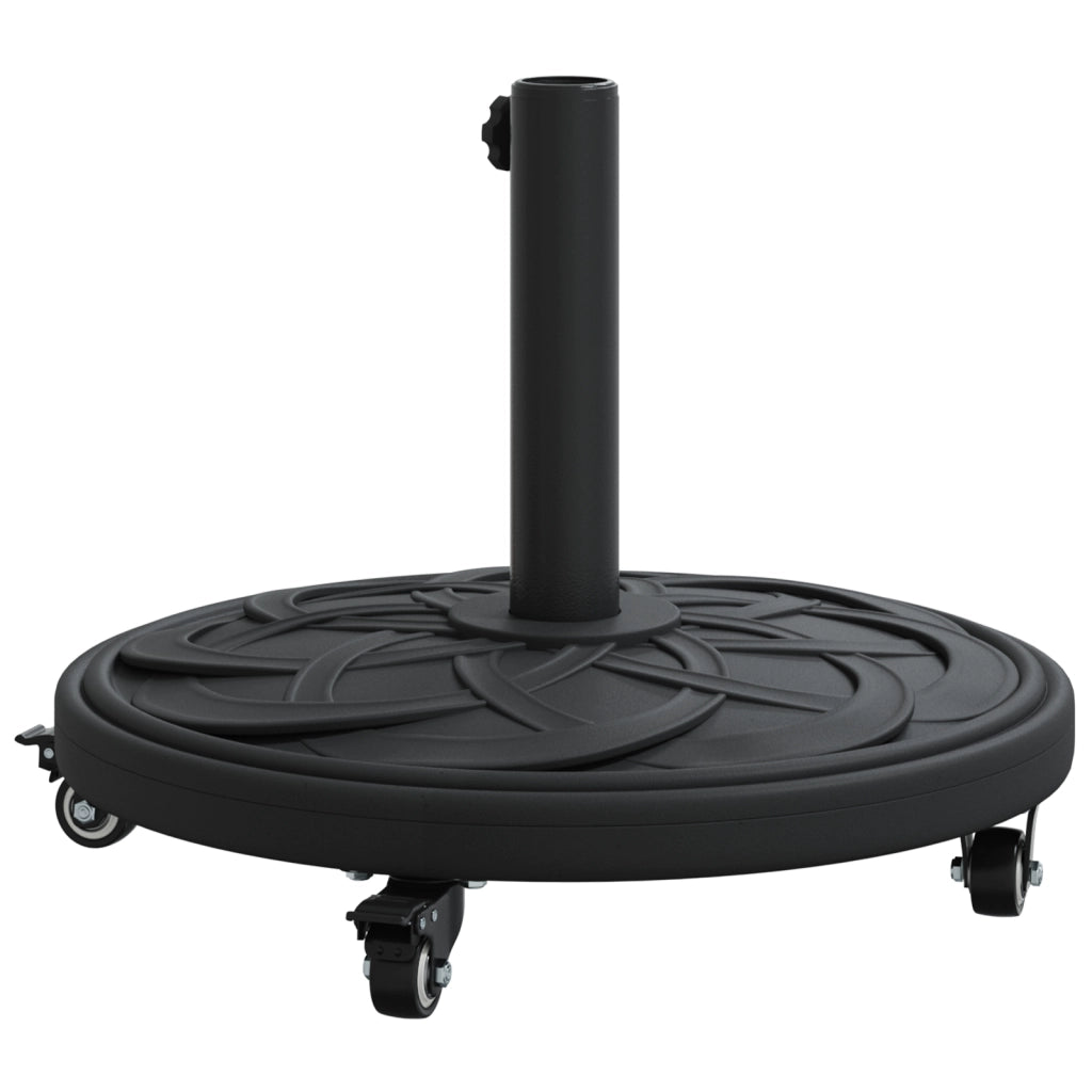 Base per Parasol  con Ruote per Poles Ã˜38-48 mm 13 kg Rotonda