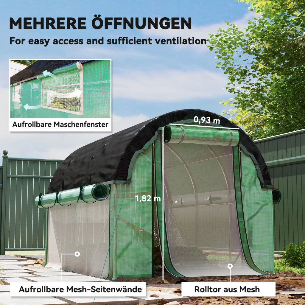 Serra da giardino pieghevole con rete ombreggiante ¨C Minimal ¨C 3x2x2 m