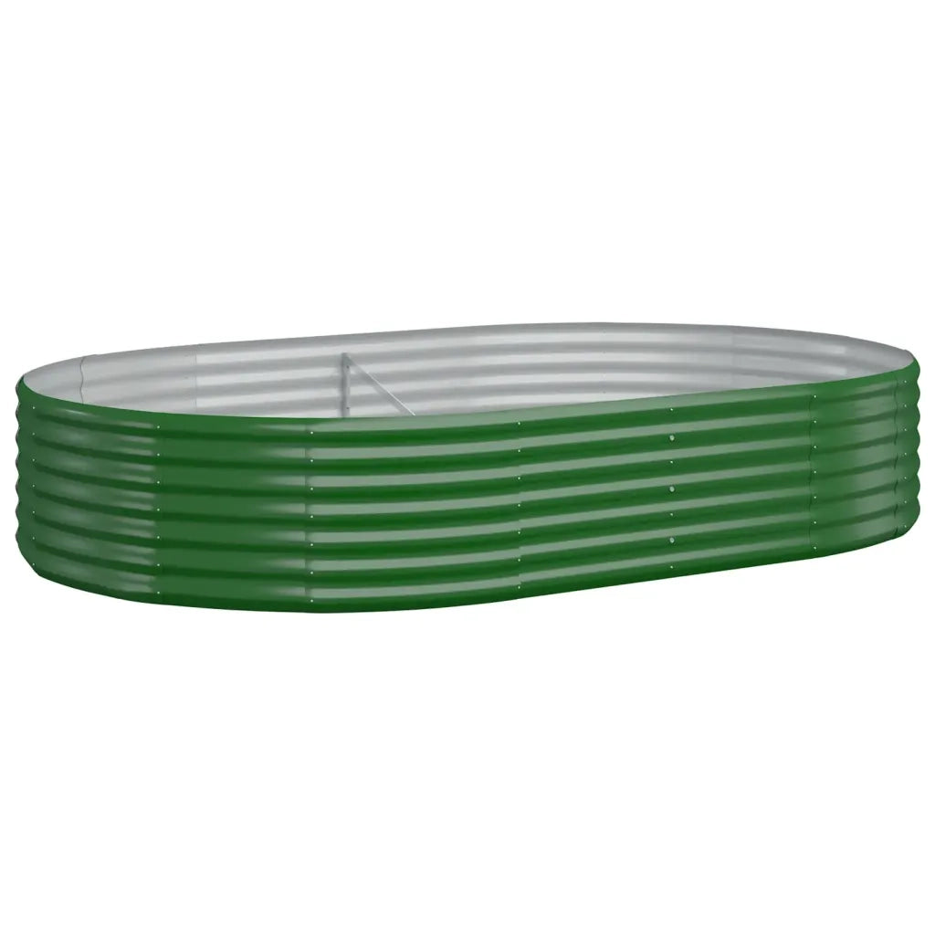 Vaso Giardino Acciaio Verniciato a Polvere 214x140x36 cm Verde cod mxl 67371