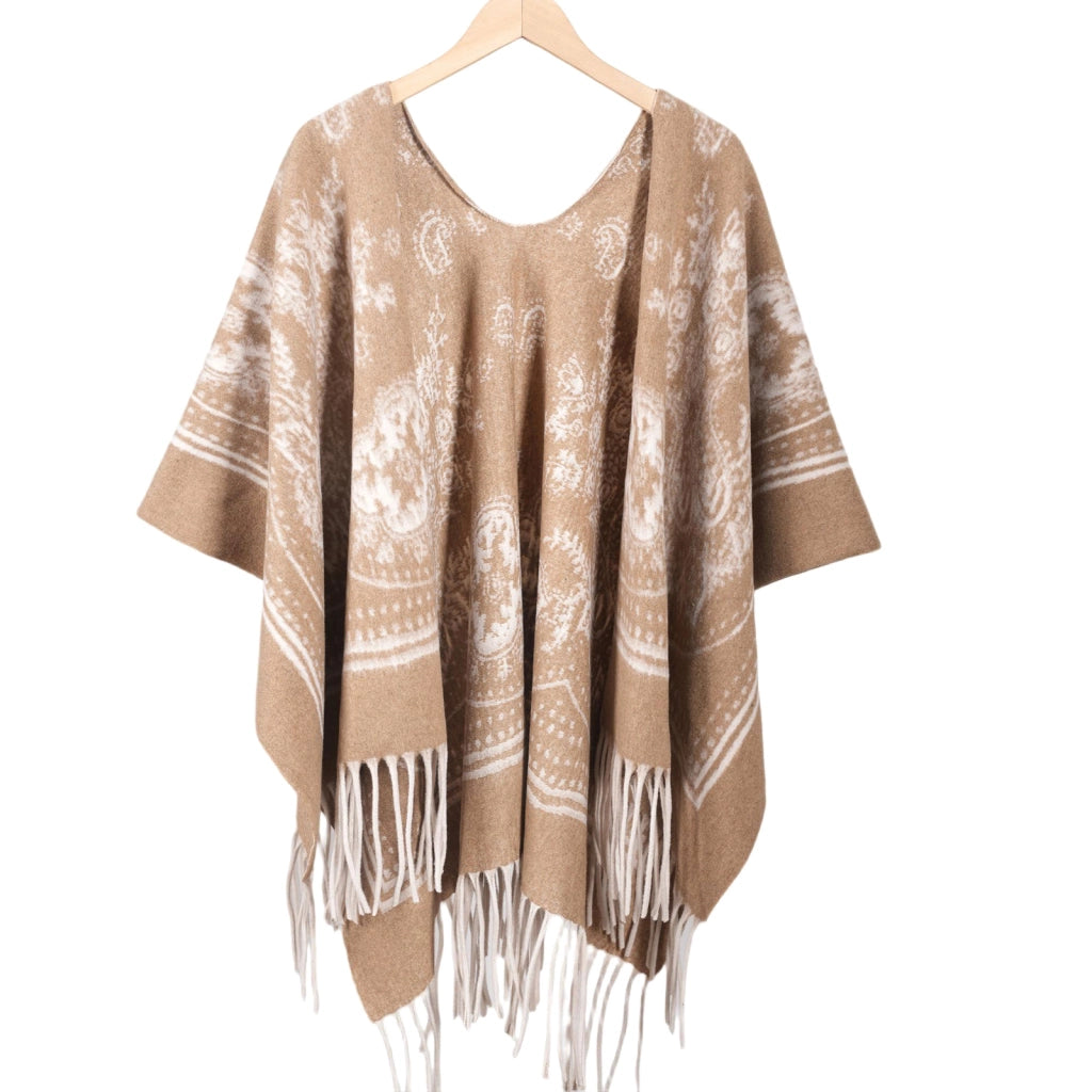 Sciarpa semplice in stile pittura a inchiostro per donna, mantello di alta moda, sciarpa invernale in cashmere