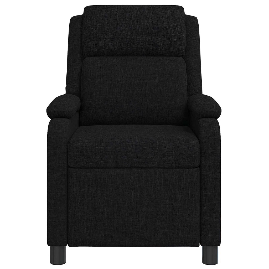 Divano Sedia-Poltrona reclinabile Nero Tessuto 947010
