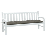 Cuscino Panca Giardino-Cuscini per panchina da esterno Grigio Scuro M¨¦lange 180x50x7 cm Tessuto