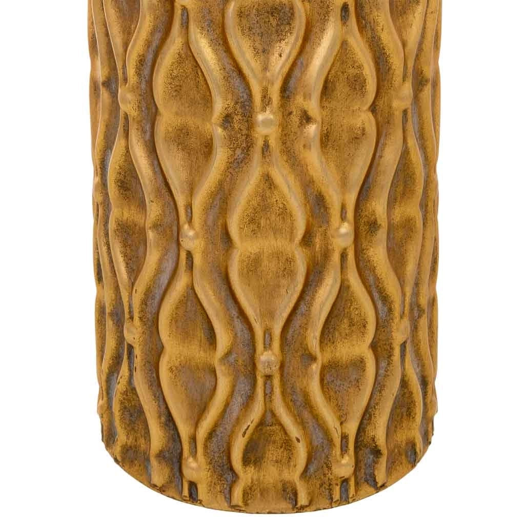 Portaombrelli metallo dorato 20x20x55h cm