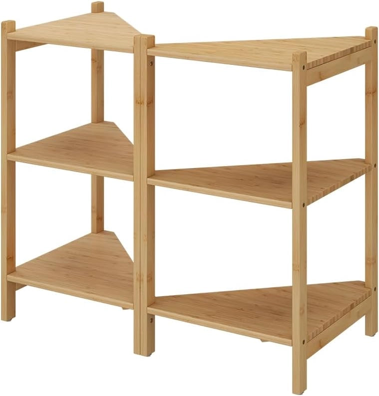 Mobiletto per lavabo Zeno, Bambù, 68 x 60.5 cm Set di 2, per la conservazione di accessori da bagno sotto il lavandino