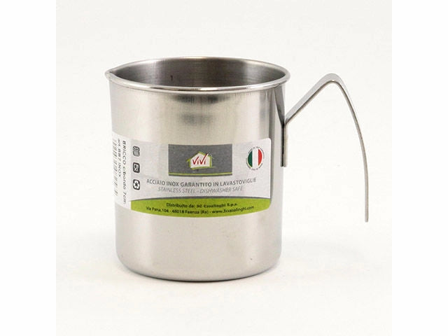 Bricco Cilindrico in acciaio inox Cm 7