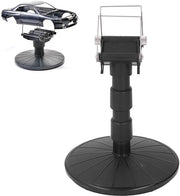 Standard di verniciatura girevole - Base di spruzzatura - Larghezza adattabile - Per modelli di auto/tank/aerei - Altezza 19 cm - Rotazione facile - Standard di modellismo