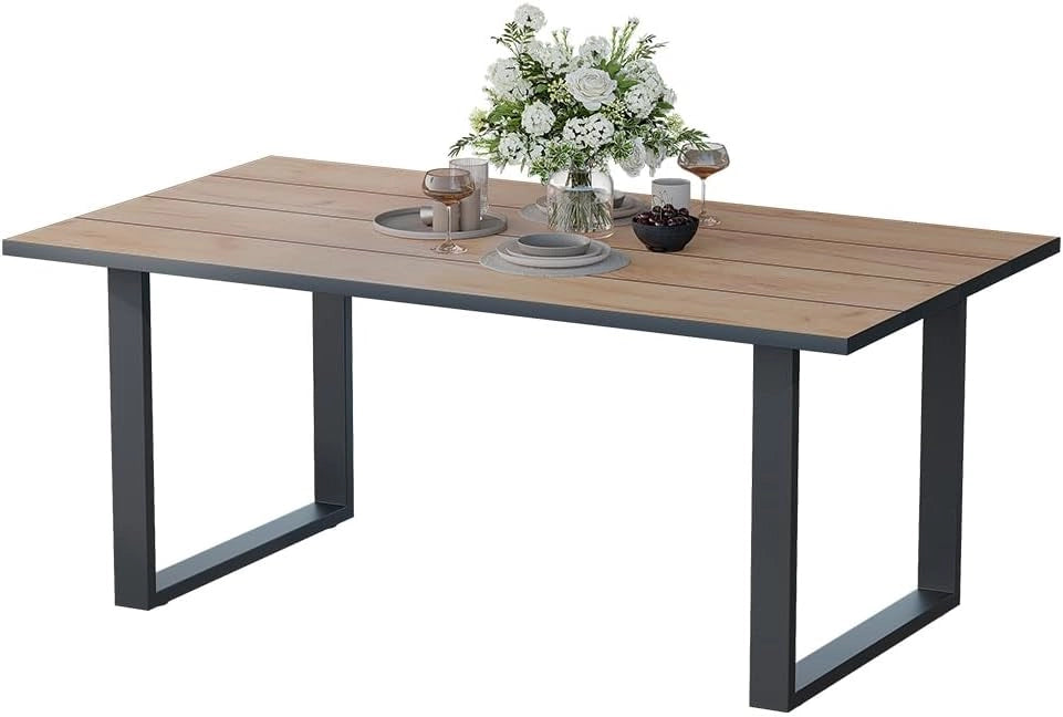 tavolo da pranzo Avido, Quercia dorata, 180 x 100 cm, adatto per l'uso in sala da pranzo