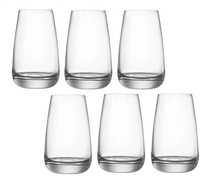 Set 6 Bicchieri da Tavola in Vetro Mixology Classic Club Beverage 51 cl Luigi Bormioli