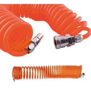 Trade Shop - Tubo Aria Compressa Flessibile Per Compressore 10 Metri Raccordo Spirale -