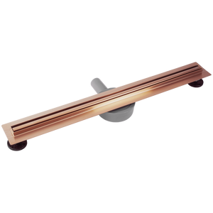 Scarico Lineare Rea Neox Slim Pro Brushed Copper 80