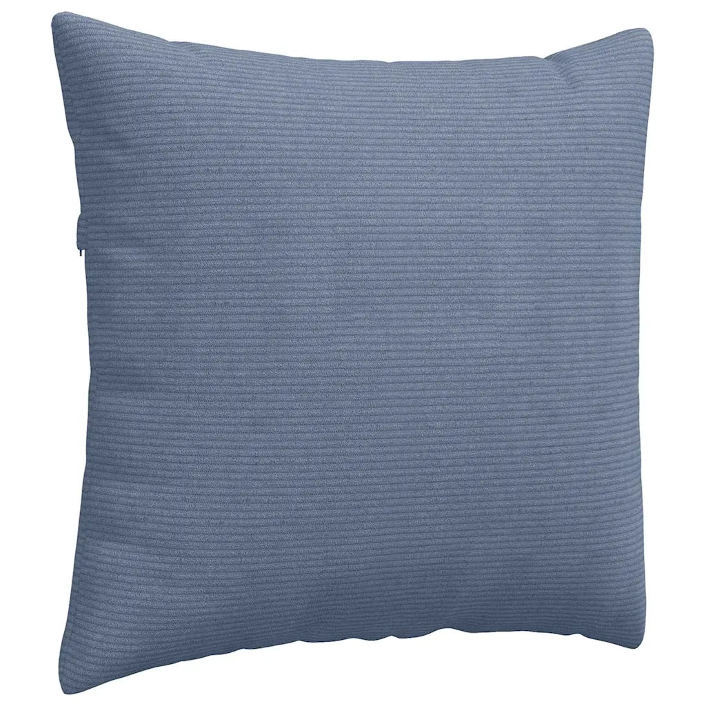 Cuscini da Divano 2 pz | Cuscini per sedie Blu 45 x 45 cm Tessuto in Cords