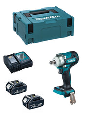 Avvitatore ad Impulsi MAKITA DTW300RTJ (2 x 5,0 Ah + DC18RC + MAKPAC 2)