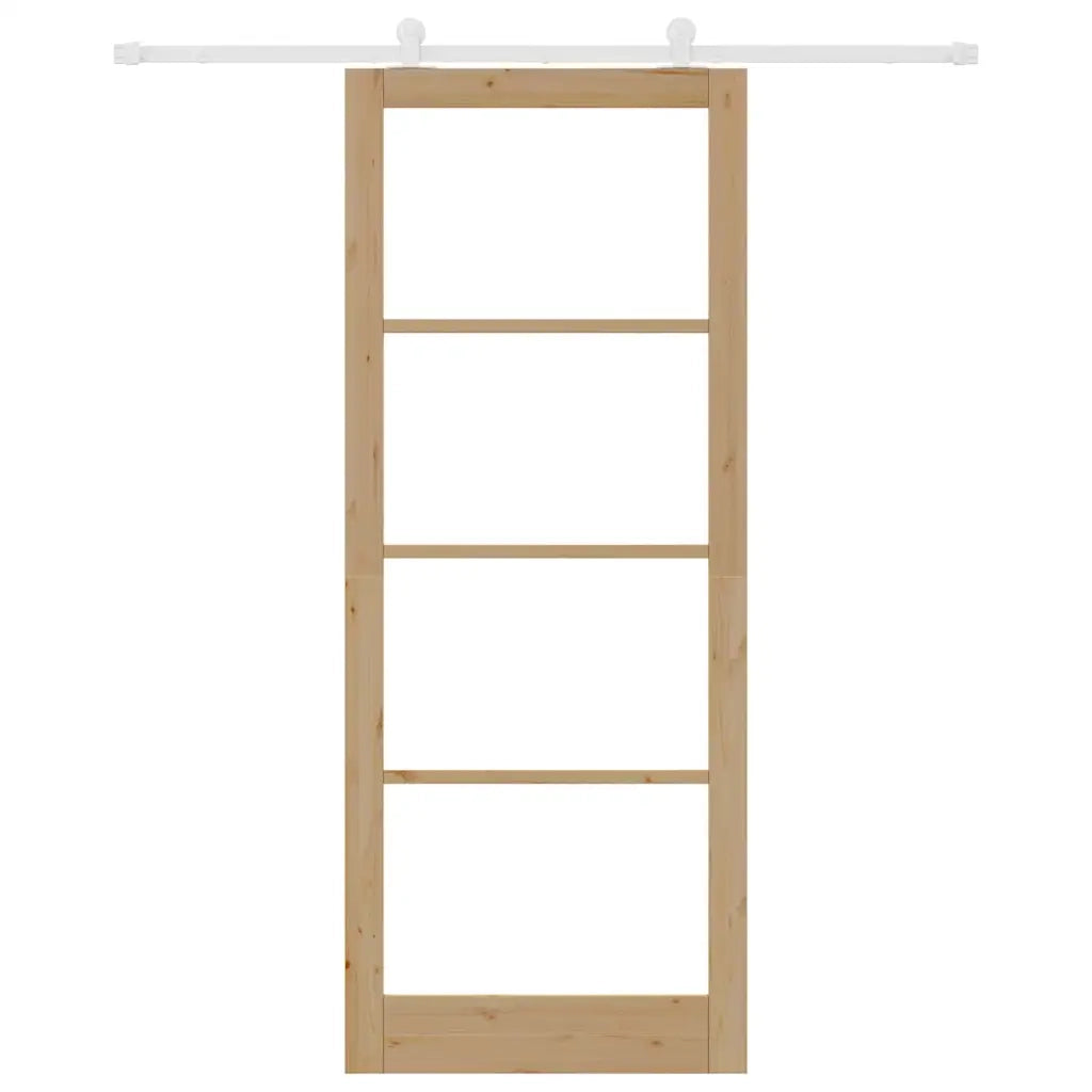 Porta Scorrevole ORKDAL Marrone 93 x 232 cm Legno e metallo 3332095