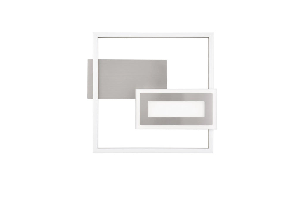 Lampada da soffitto SPIRO LED 22W argento geometrica RL