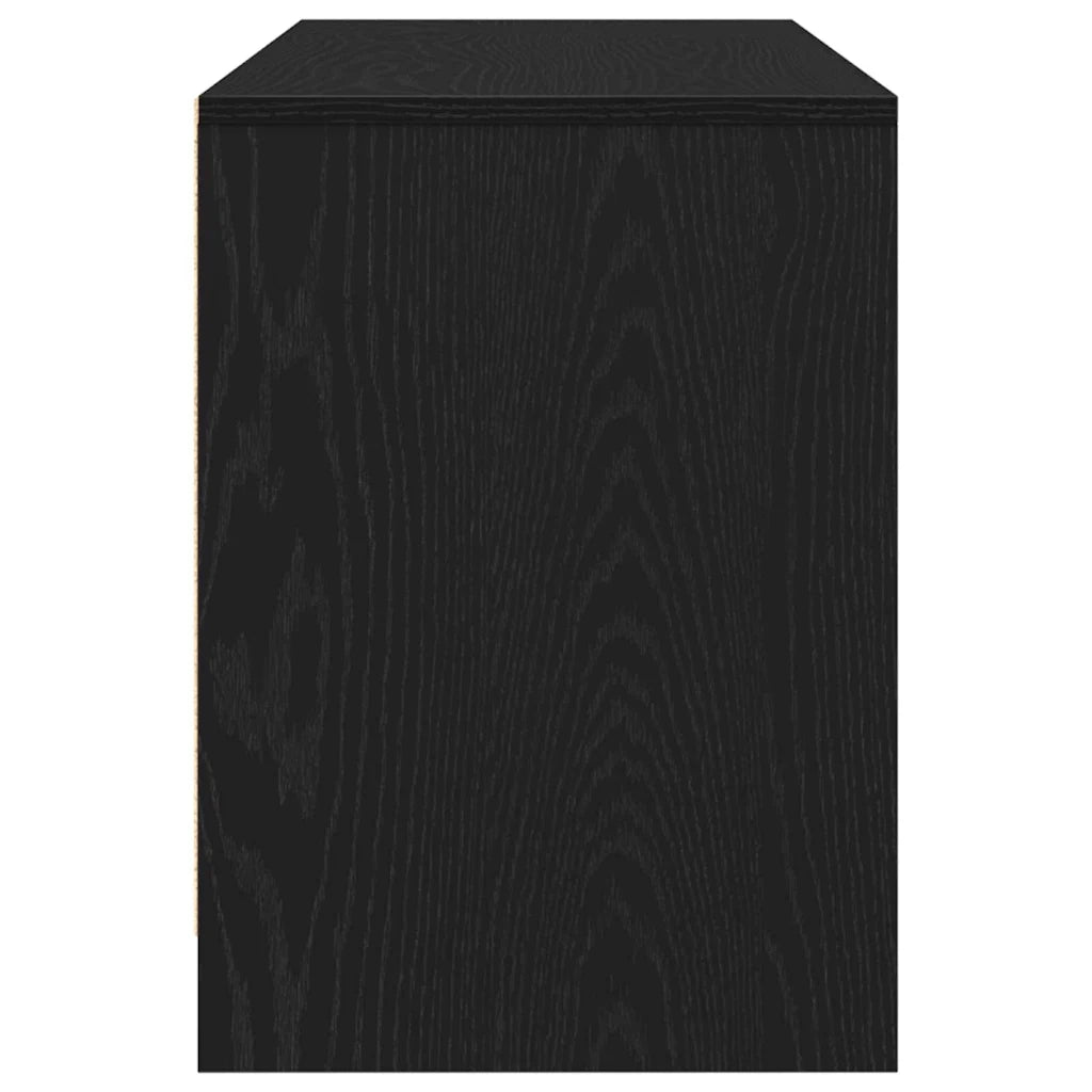 Mobile TV-Credenza per TV-Console TV Rovere Nero 102 x 37,5 x 52,5 cm Legno multistrato