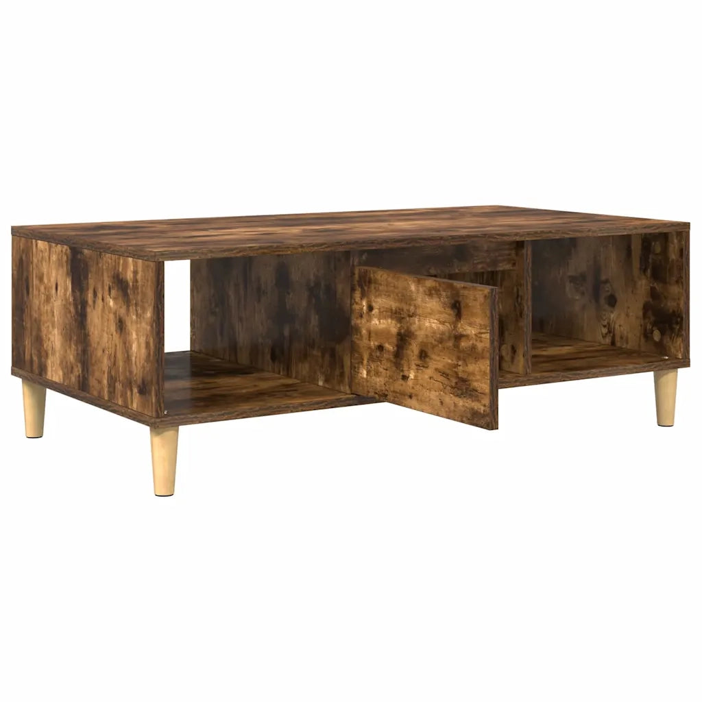 Tavolino da salotto Rovere fumé 102 x 55 x 35 cm 876193