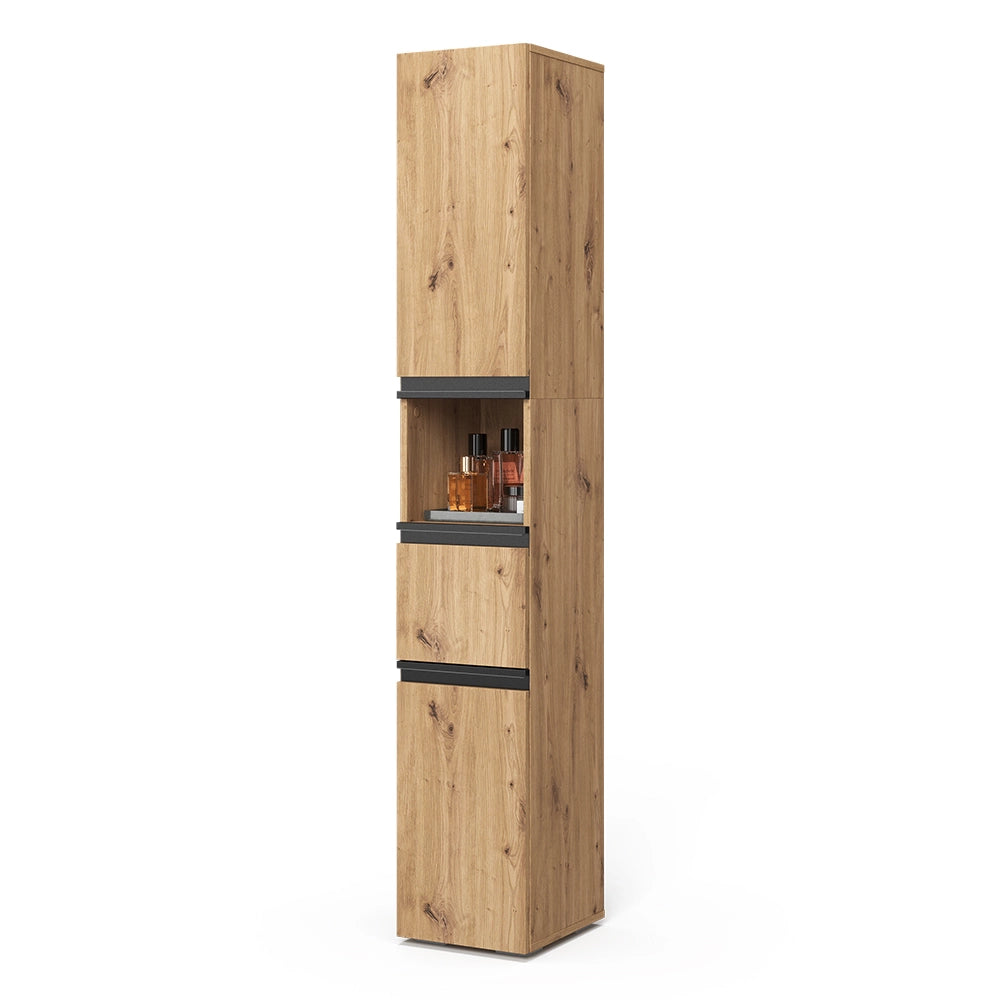 Vicco Armadio per il bagno Artigiano 30 x 181 cm con 2 porte