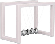 Pendolo Oscillante Newton Giochi Fisica Scienza - Acryl con nero - Riduce lo stress fisico - 16 x 115 x 85 cm - 5 palline in acciaio.